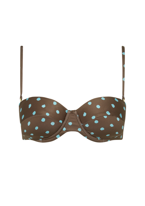 fella Rodney Top Polka Blue