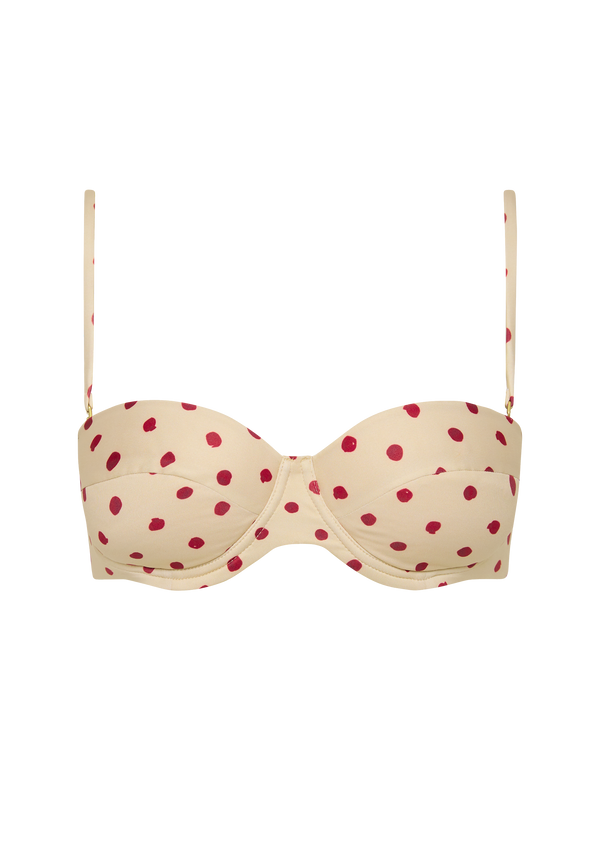 fella Rodney Top Polka Red