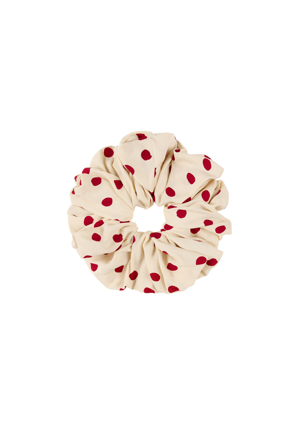 fella Scrunchie Polka Red