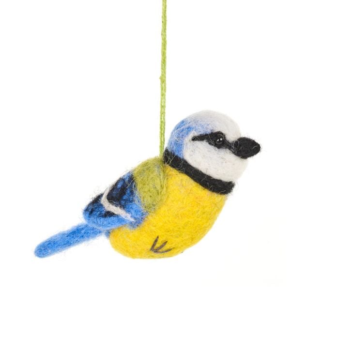felt so good Bella the Blue Tit Biodegradable Easter Hanging Decoration