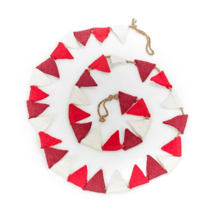 felt so good Handmade Felt Mini Christmas Bunting felt so good Handmade Felt Mini Christmas Bunting