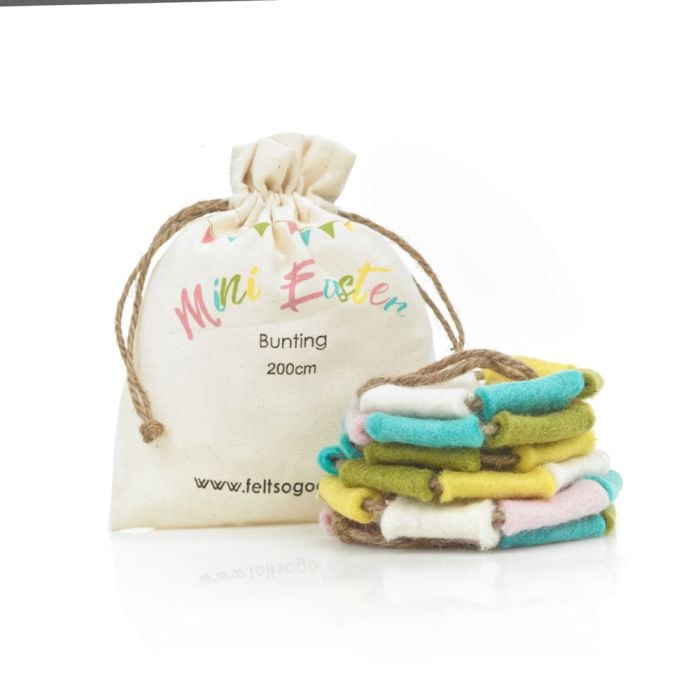 Felt So Good Handmade Felt Mini Easter Bunting