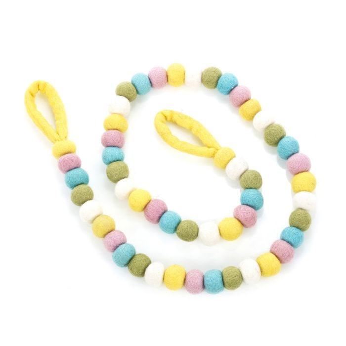 Felt So Good Handmade Biodegradable Felt Easter Bubble Garland Home Decoration