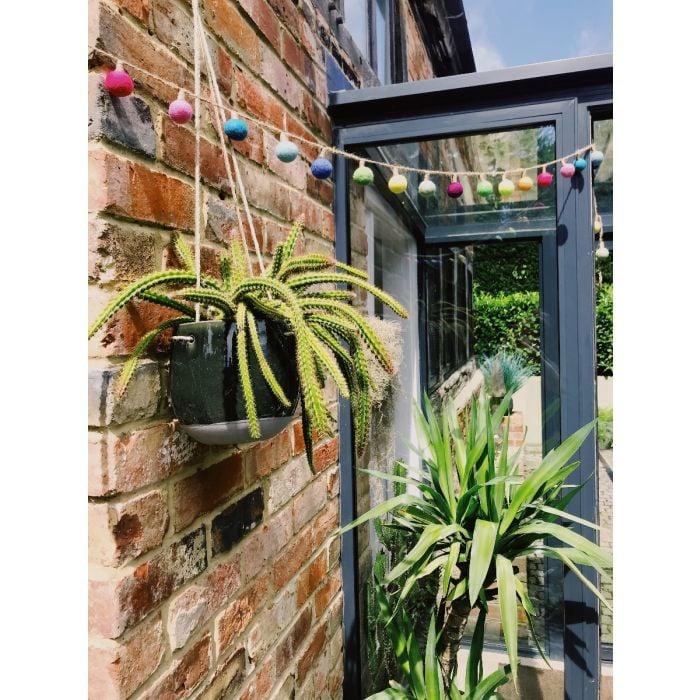 Felt So Good Handmade Biodegradable Felt Lightbulb Garland Home Decoration