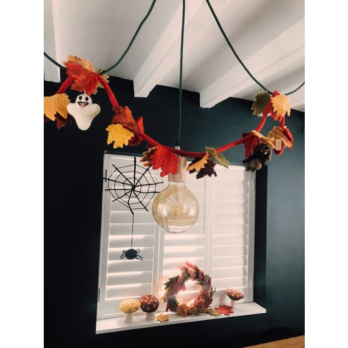 Felt So Good Handmade Fair Trade Autumnal 120cm Home Decor Felt Garland