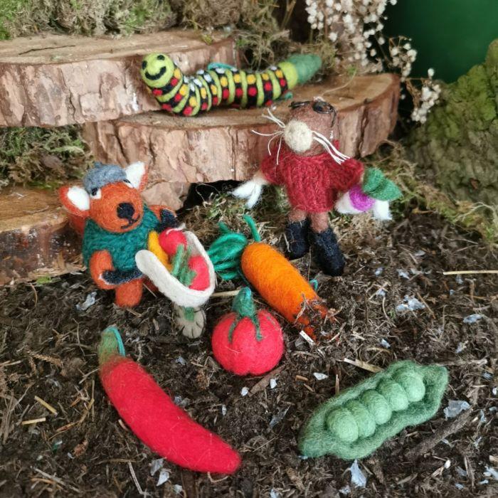 Felt So Good Handmade Felt Arthur The Mole Hanging Decoration