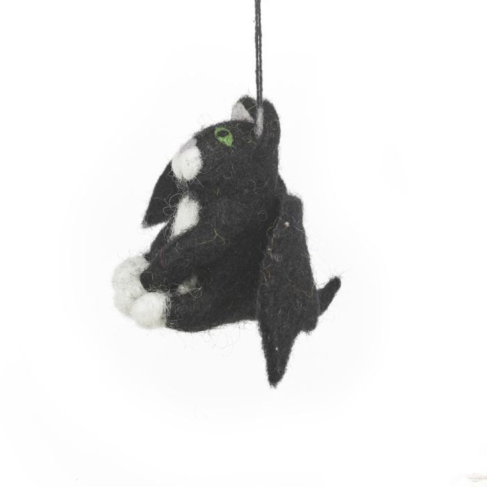 Felt So Good Handmade Felt Batty Catty Hanging Felt Halloween Decoration
