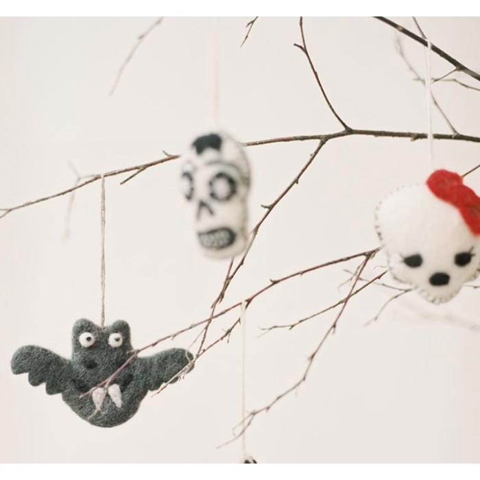 Felt So Good Handmade Felt Batty Halloween Hanging Decoration
