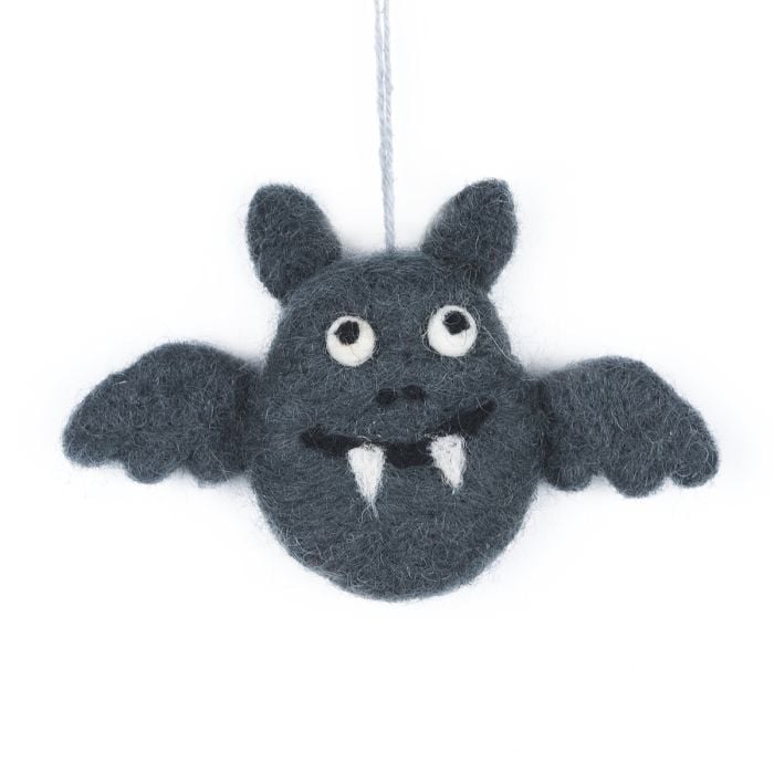 felt so good Handmade felt Batty Halloween Hanging Decoration
