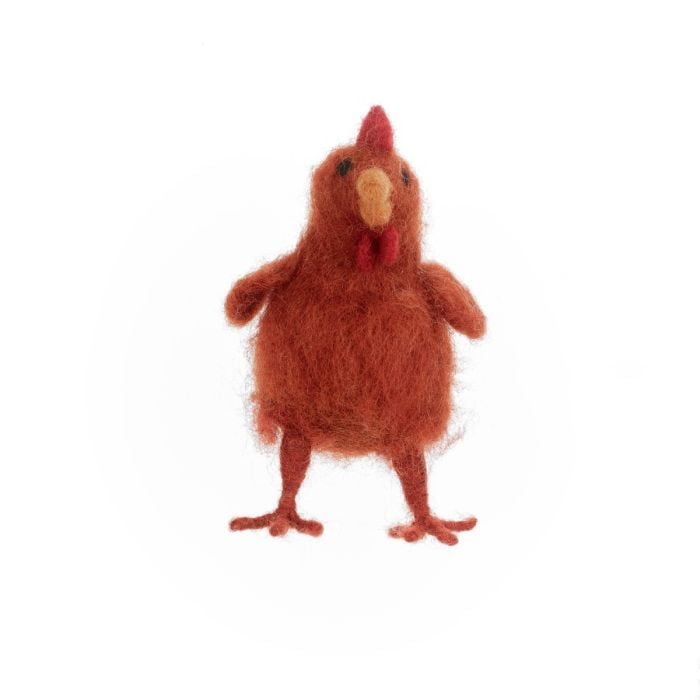 Felt So Good Handmade Felt Belinda The Hen Hanging Chicken Decoration