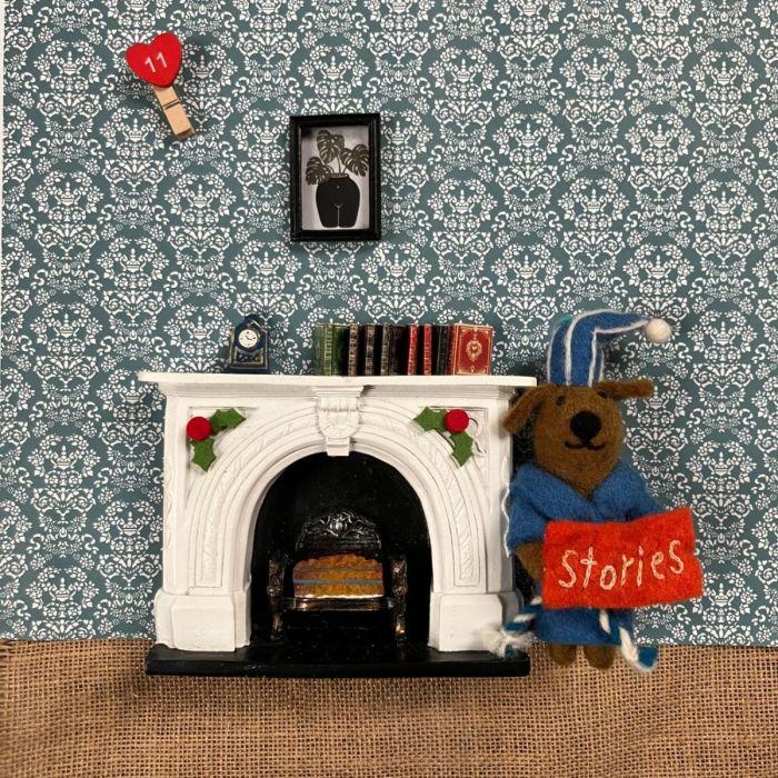 Felt So Good Handmade Felt Benny The Bedtime Stories Pooch Hanging Dog Decoration
