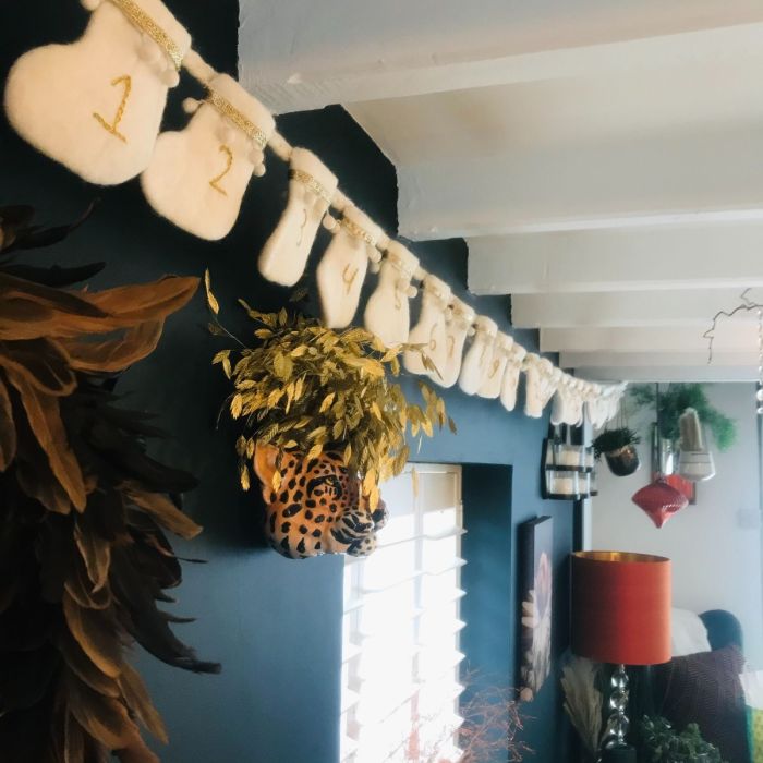 Felt So Good Handmade Felt Biodegradable Christmas Advent Calendar Garland