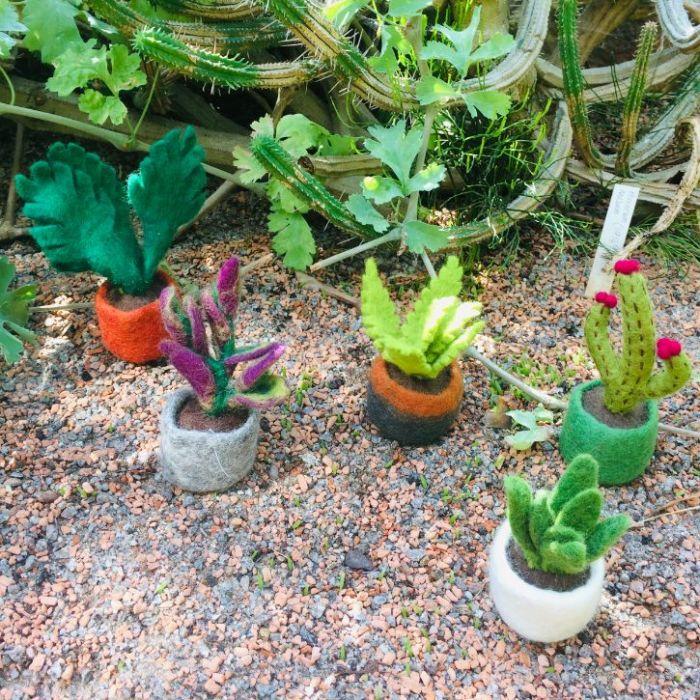 Felt So Good Handmade Felt Biodegradable Fake Miniature Plants Decoration