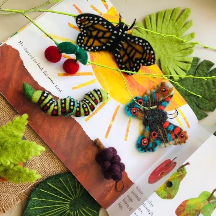 Felt So Good Handmade Felt Carl The Caterpillar Hanging Decoration