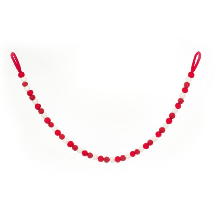 Felt So Good Handmade Felt Christmas Bubble Garland Hanging Home Decoration