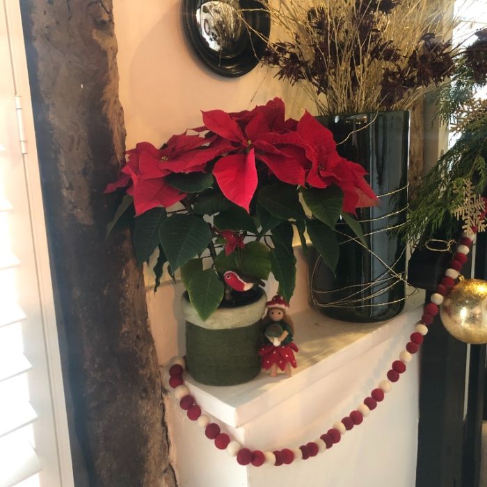 Felt So Good Handmade Felt Christmas Bubble Garland Hanging Home Decoration