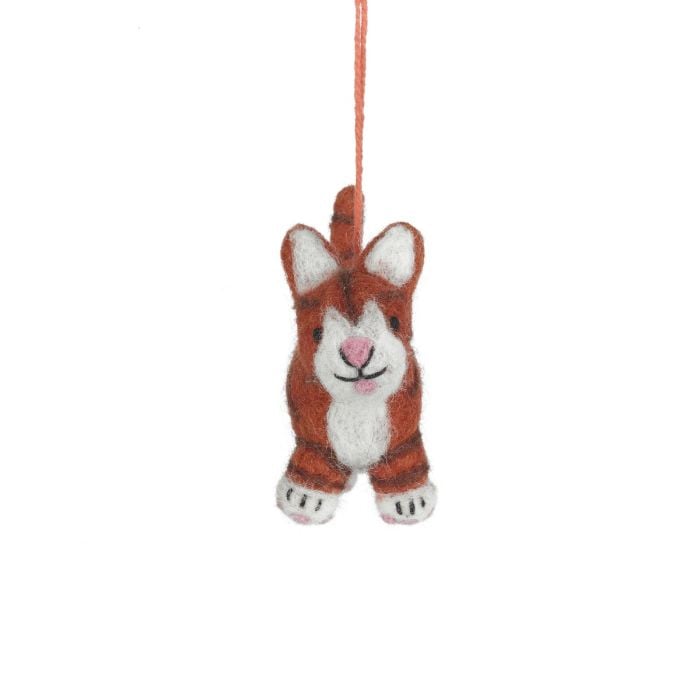 Felt So Good Handmade Felt Colin The Cat Hanging Decoration