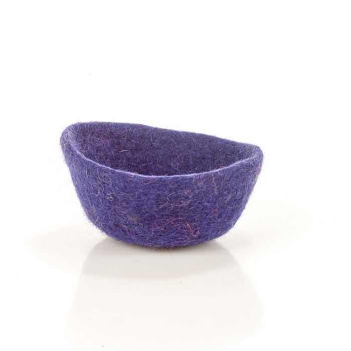 Felt So Good Handmade Felt Colourful Trinket Dish Home Decoration