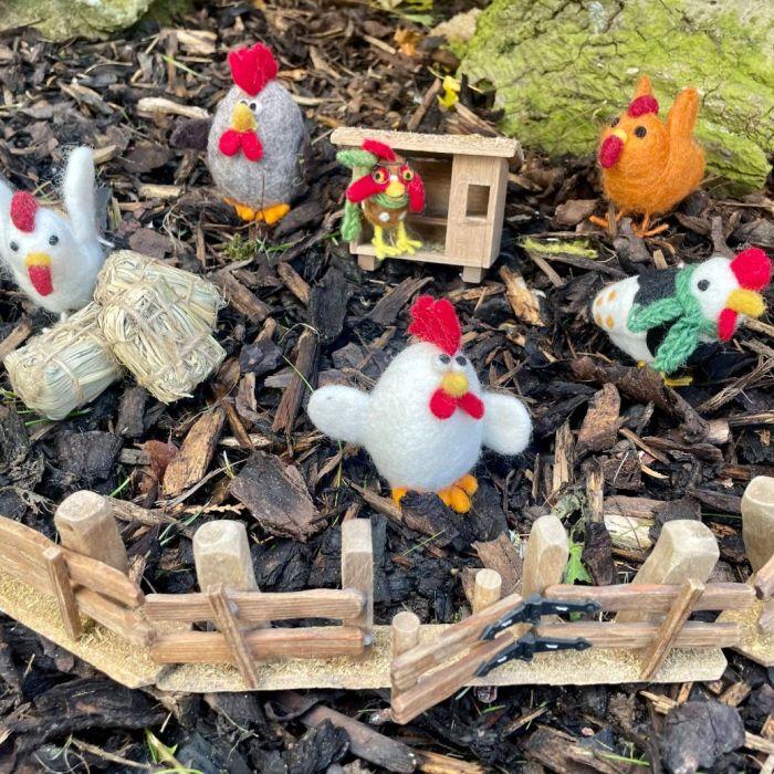 Felt So Good Handmade Felt Cornelius The Chicken Hanging Decoration