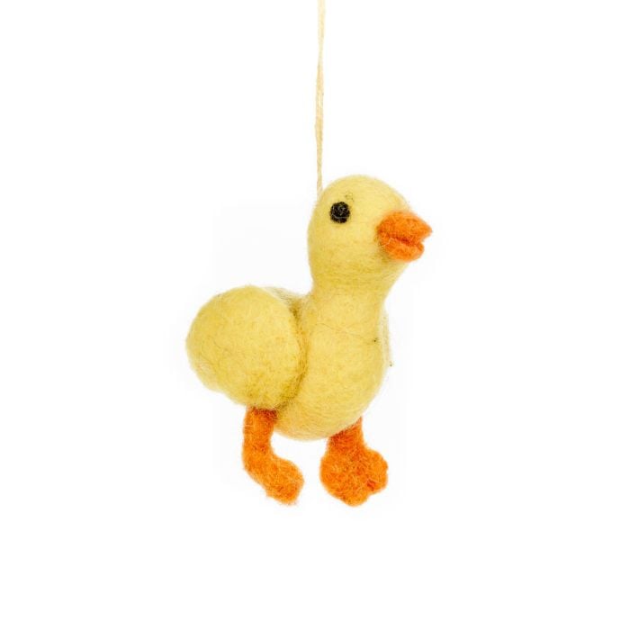 felt so good Handmade Felt Darla the Duckling Hanging Decoration