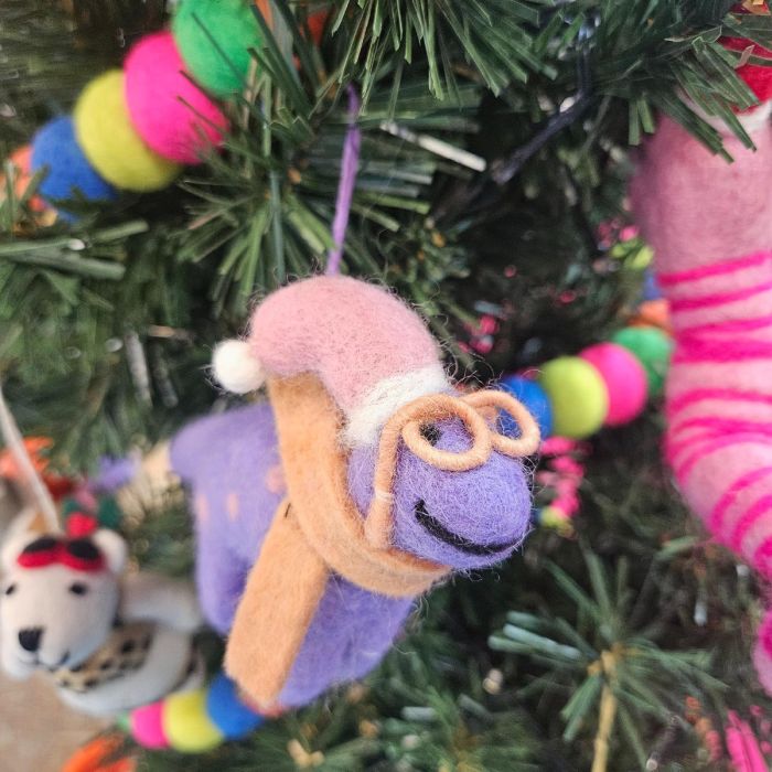 Felt So Good Handmade Felt Demi The Dinosaur Hanging Decoration