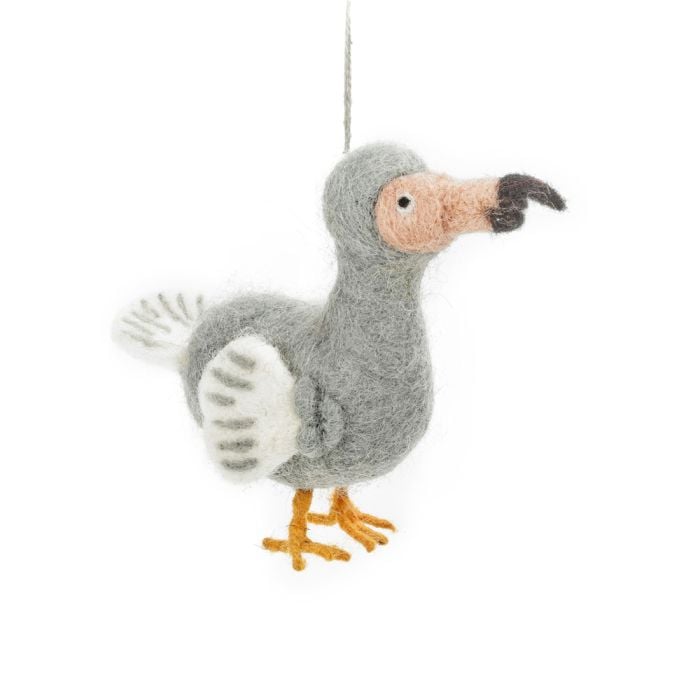 felt so good Handmade Felt Doris the Dodo Hanging Decoration