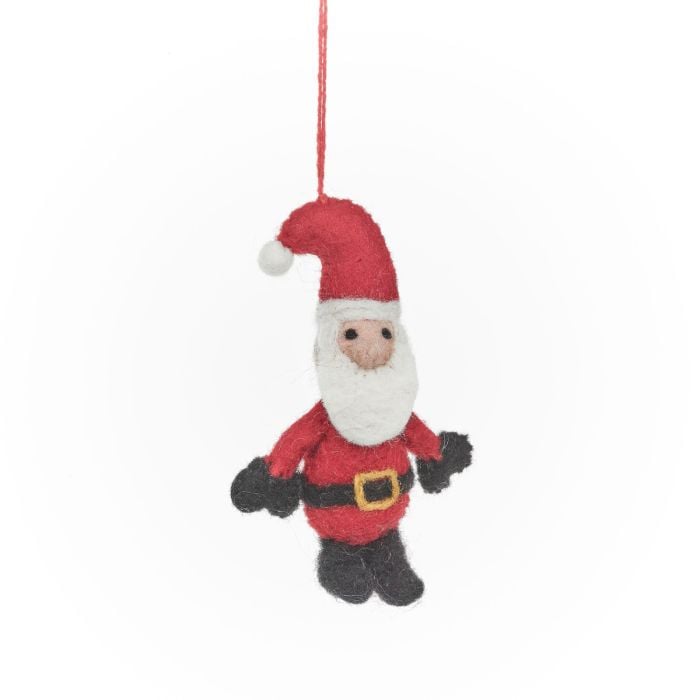 Felt So Good Handmade Felt Festive Favourites (Set Of 3) Hanging Decorations