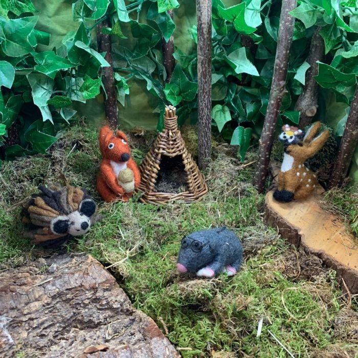 Felt So Good Handmade Felt Flora The Fawn Hanging Woodland Decoration