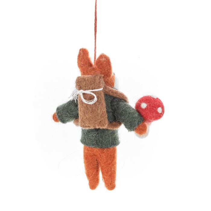 Felt So Good Handmade Felt Frankie Foraging Fox Decoration