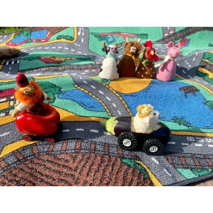 Felt So Good Handmade Felt Gloria The Sheep Hanging Easter Lamb Decoration