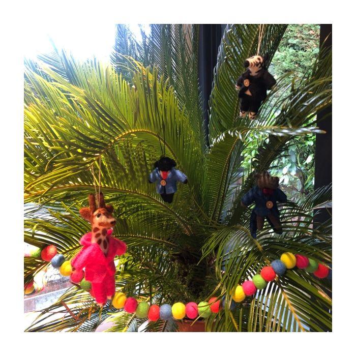 Felt So Good Handmade Felt Gregory Giraffe Hanging Decoration