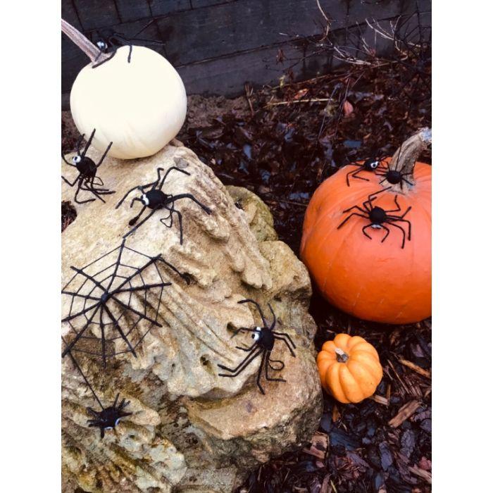 Felt So Good Handmade Felt Hanging Halloween Spider Decoration