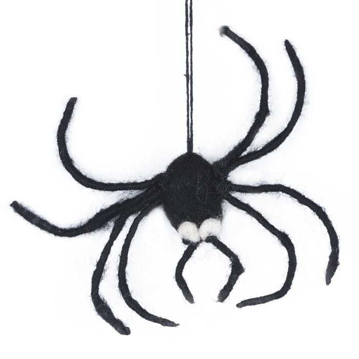 felt so good Handmade Felt Hanging Halloween Spider Decoration