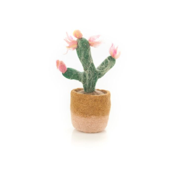 Felt So Good Handmade Felt Happy Houseplants Artificial Plant Cactus Decoration