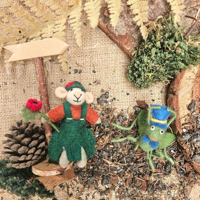 Felt So Good Handmade Felt Jimothy Cricket Hanging Decoration