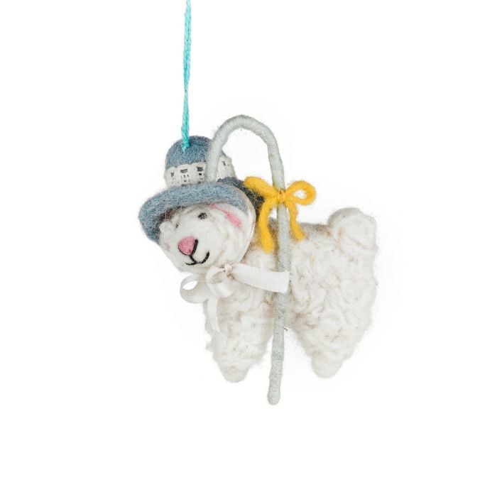 Felt So Good Handmade Felt Little Bo Sheep Easter Hanging Decoration