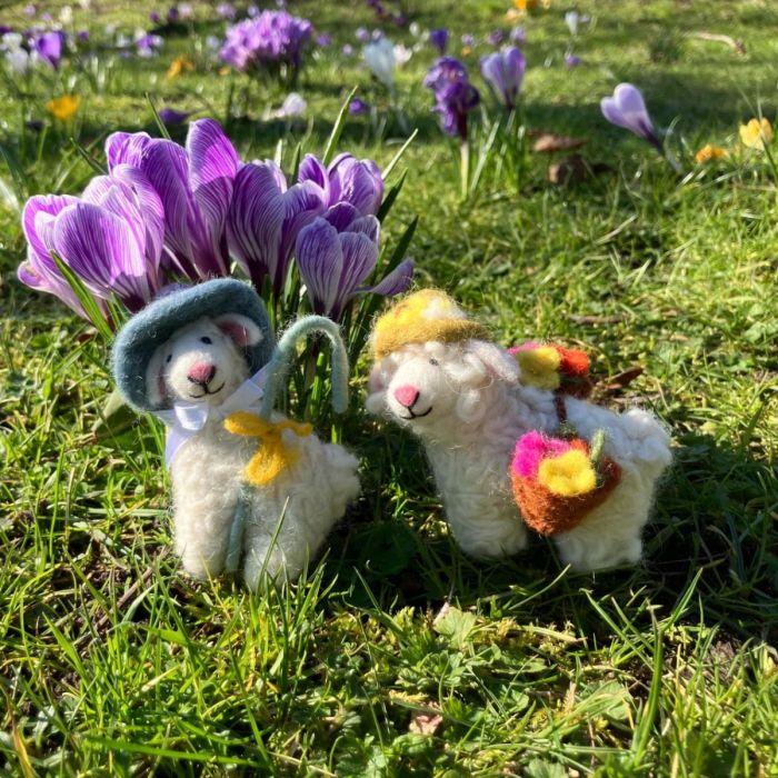 Felt So Good Handmade Felt Little Bo Sheep Easter Hanging Decoration