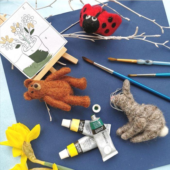 Felt So Good Handmade Felt Lottie Ladybird Hanging Fair Trade Decoration