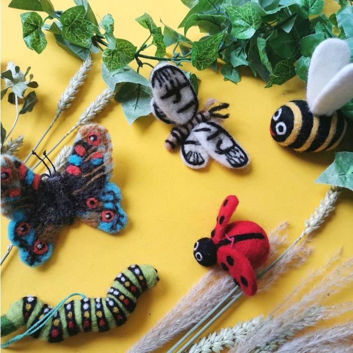 Felt So Good Handmade Felt Lottie Ladybird Hanging Fair Trade Decoration
