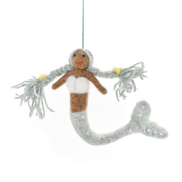 Felt So Good Handmade Felt Magical Mermaids Hanging Decorations