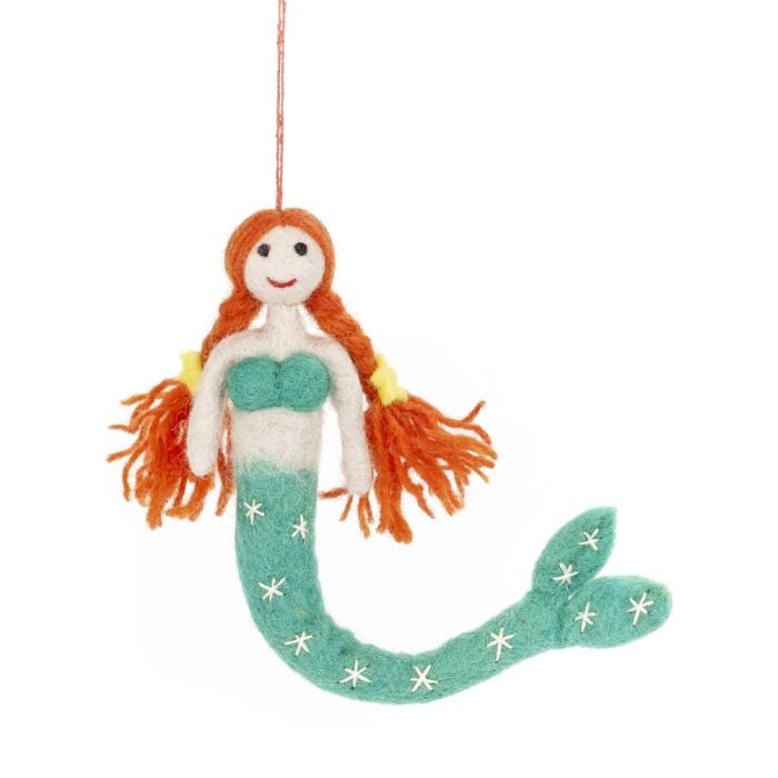 Felt So Good Handmade Felt Magical Mermaids Hanging Decorations