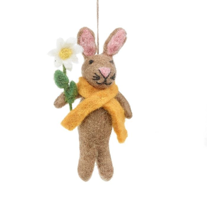 Felt So Good Handmade Felt Marigold The Rabbit Hanging Spring Easter Decoration