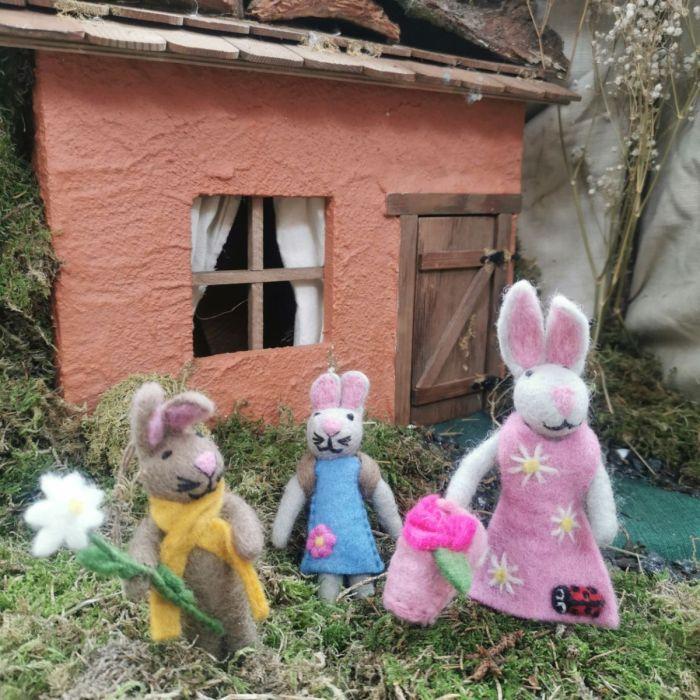 Felt So Good Handmade Felt Marigold The Rabbit Hanging Spring Easter Decoration