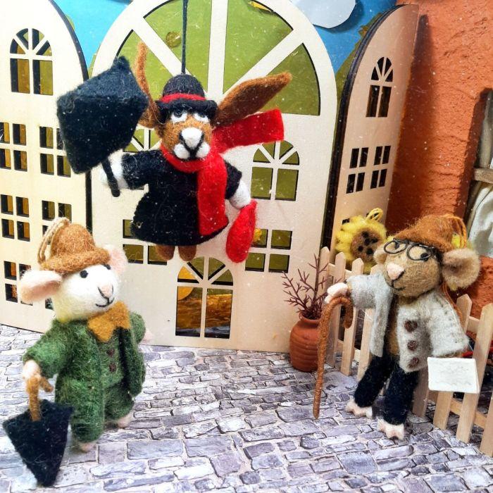 Felt So Good Handmade Felt Mary Hoppins Hanging Decoration