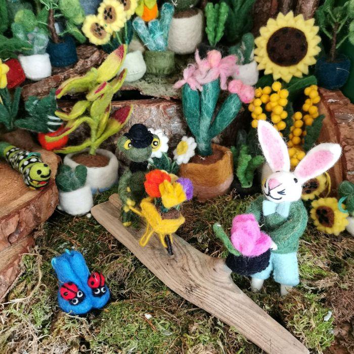 Felt So Good Handmade Felt Merlin The Rabbit Hanging Decoration