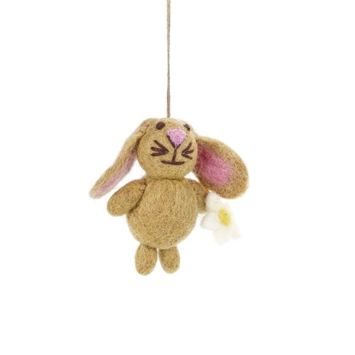 Felt So Good Handmade Felt Mini Easter Bunnies (Set Of 3) Decorations
