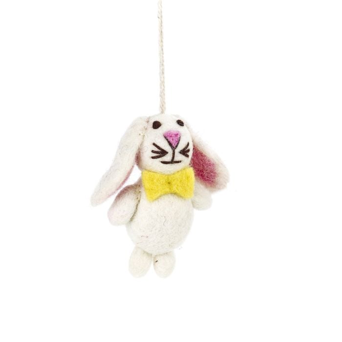 Felt So Good Handmade Felt Mini Easter Bunnies (Set Of 3) Decorations