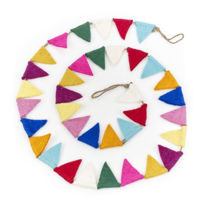 Felt So Good Handmade Felt Mini Festival Bunting Decoration