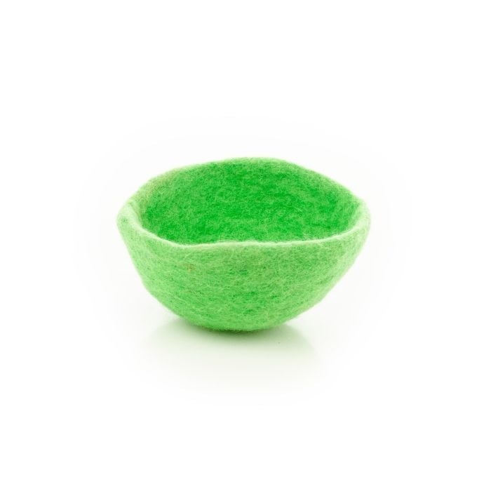 Felt So Good Handmade Felt Neon Trinket Dish Home Decoration