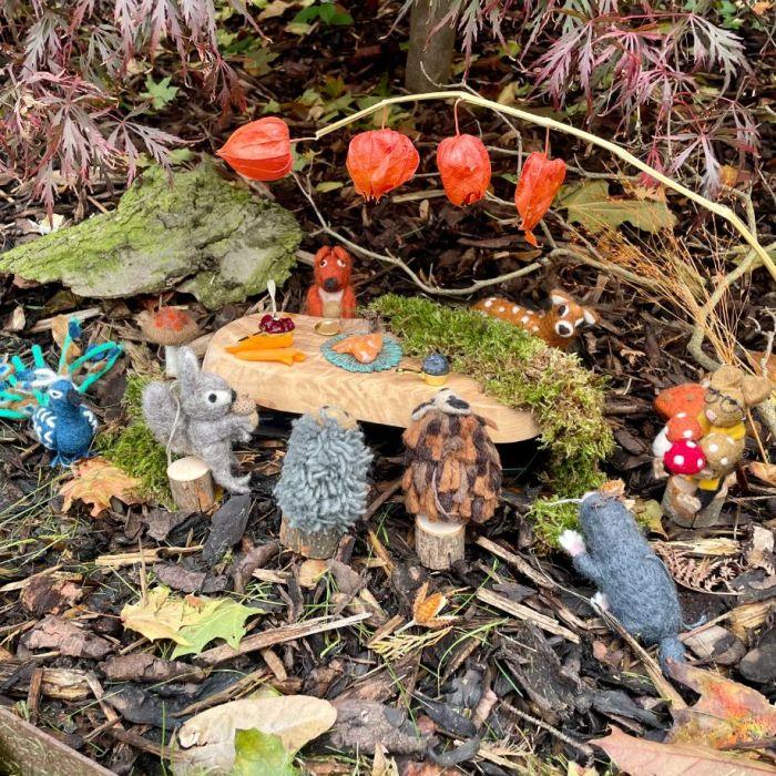 Felt So Good Handmade Felt Pablo The Peacock Hanging Decoration